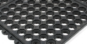 Rubber mats for wet areas