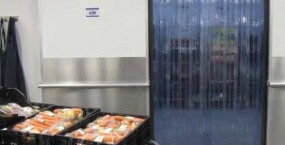 PVC strips for refrigerated display cabinets and freezers